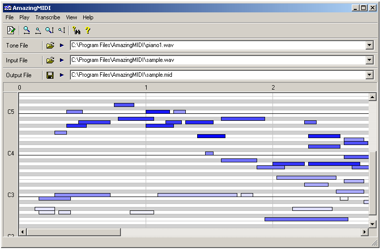 Amazing MIDI – wav to midi convert 