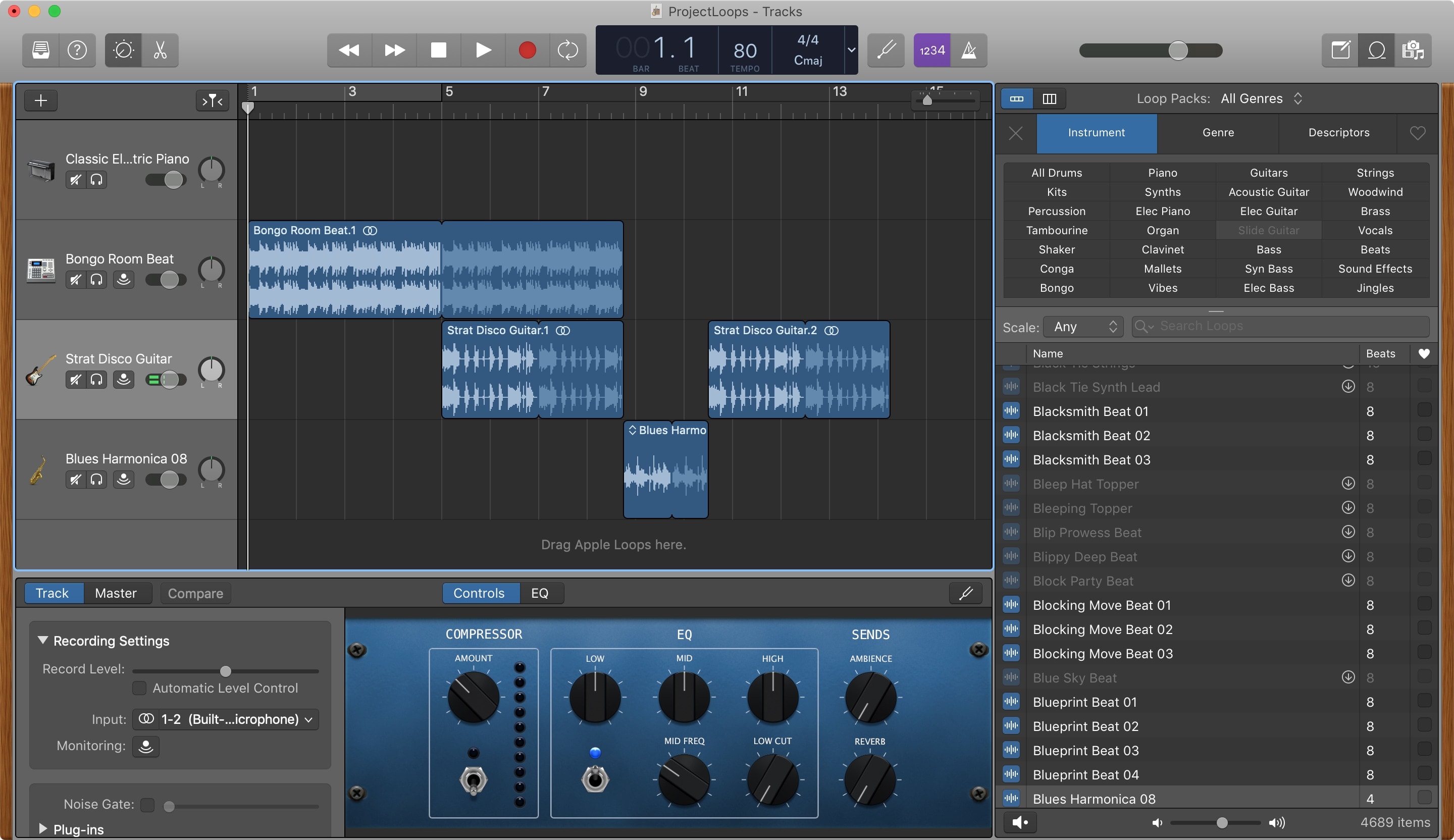 GarageBand (for iPad) GarageBand for iPad and iPhone brings a collection of Touch Instruments and a full-featured recording studio. You can make music with Live Loops. Also creating music like a DJ. 
