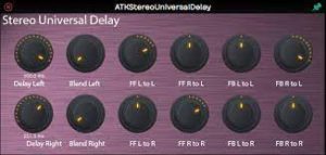 Matthieu Brucher Stereo Universal Delay