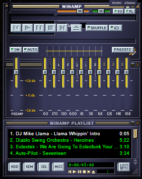 WebAmp Enjoy your WinAmp in your browser now